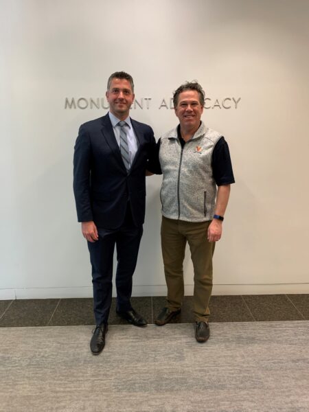 Deputy National Security Advisor of the United States Mike Needham and Monument Advocacy Founder Stewart Verdery - Monument Speaker Series